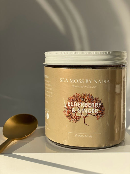 Elderberry & Ginger Sea Moss - Sea Moss By Nadia LLC